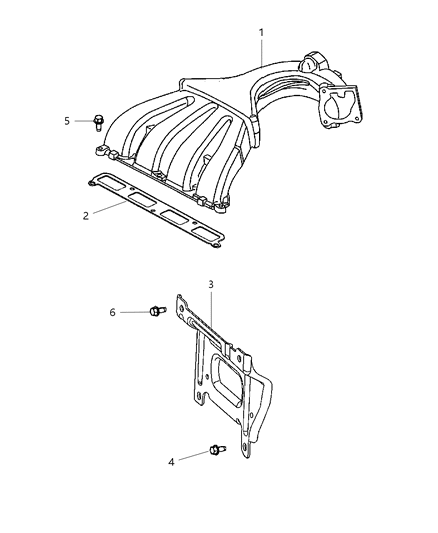 2009 Chrysler PT Cruiser Intake Manifold Diagram 4 - Thumbnail