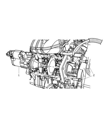 2014 Ram C/V Starter & Related Parts Diagram 2 - Thumbnail