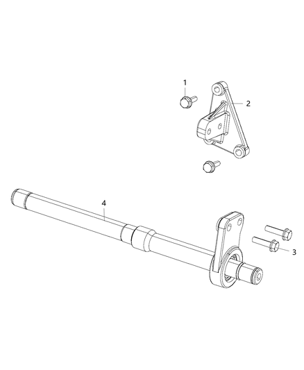 2015 Dodge Journey Shafts , Intermediate Diagram 1 - Thumbnail