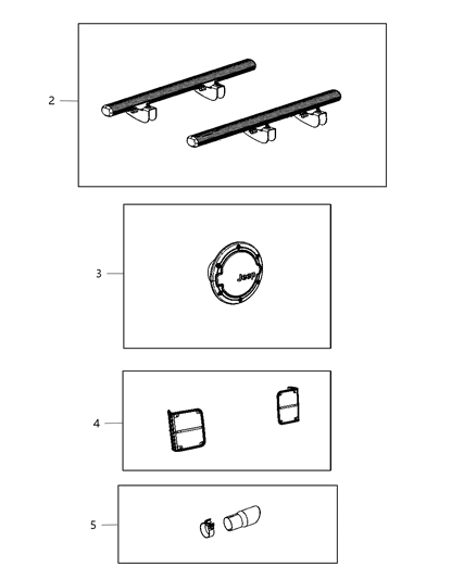 2012 Jeep Wrangler Chrome Package Diagram 1 - Thumbnail