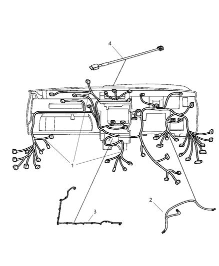2009 Jeep Grand Cherokee Wiring Hands Free Communication Diagram for 56050906AB