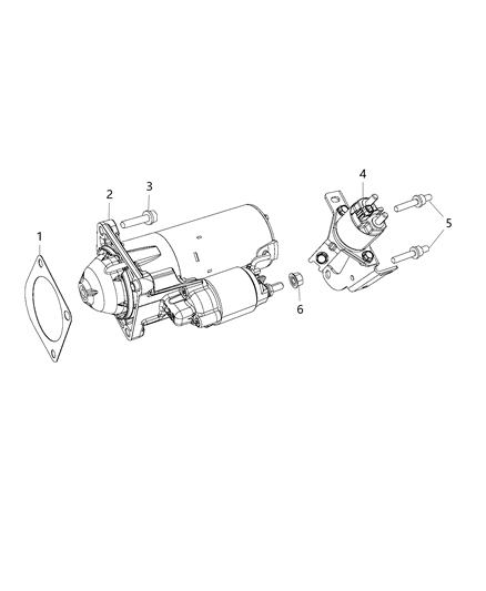 2014 Jeep Cherokee Starter Diagram 1 - Thumbnail