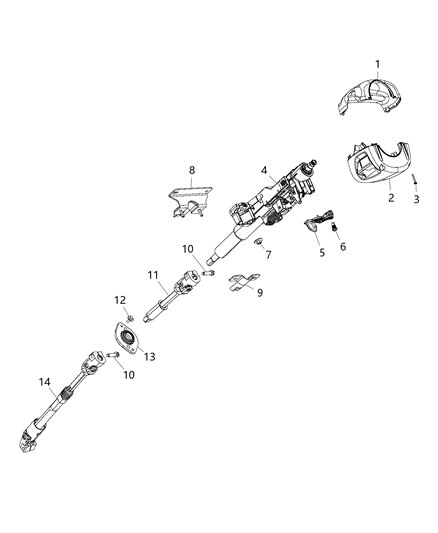 2015 Dodge Viper Bracket, Upper Diagram for 68183977AB