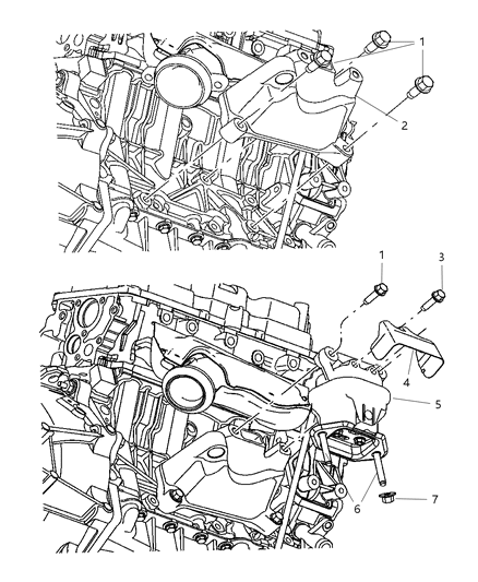 2010 Chrysler 300 Mount Bracket, Passenger Side Diagram for 4578050AB