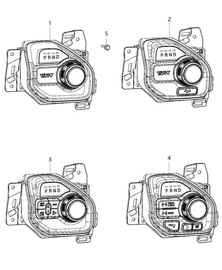 2020 Ram 2500 Gearshift Controls Diagram 3 - Thumbnail