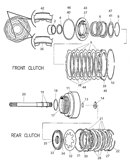 2000 Dodge Durango Clutch Diagram 4 - Thumbnail