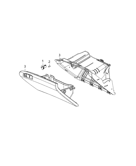 2020 Dodge Charger Lamps, Interior Diagram 2 - Thumbnail