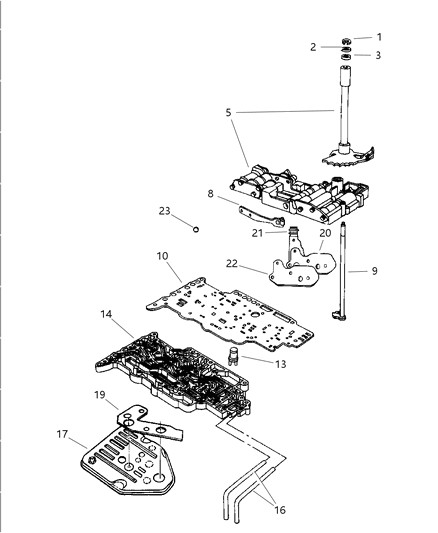 2002 Dodge Caravan Valve Body Diagram 1 - Thumbnail