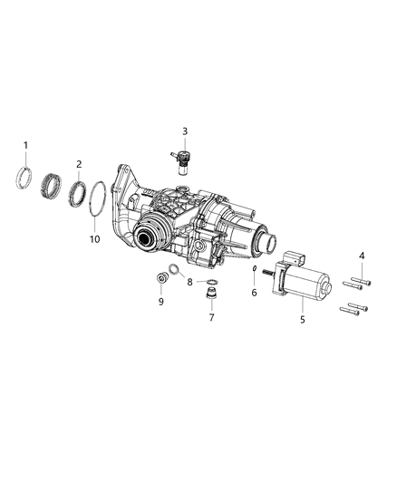 2018 Jeep Compass Seal Input Diagram for 68408748AA