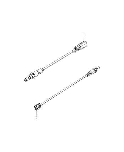 2018 Jeep Wrangler All-new Model Oxygen Sensors Diagram 1 - Thumbnail
