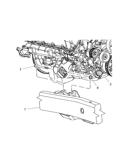 2007 Dodge Ram 3500 Pickup Front Mounts To Frame Diagram