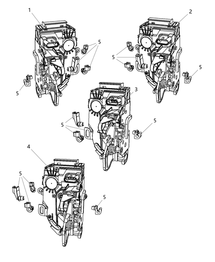 2019 Ram 1500 Classic Latch And Clips Diagram