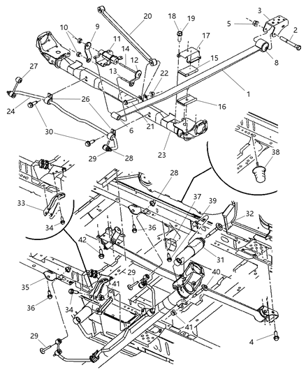 2004 Dodge Caravan Link Sway Eliminator Diagram for V5272190
