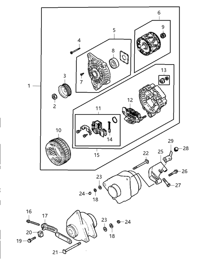 2002 Chrysler Sebring Coupe Alternator Diagram