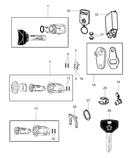2002 Dodge Ram Van Shield, Spark Plug Wire Heat, #1-3-5-7 Wire Diagram for 56026885