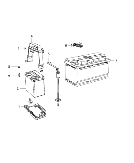 Battery Diagram for BPH7A001AA