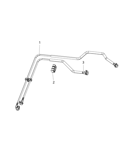 2020 Ram 3500 Cab Chassis Fuel Lines/Tubes, Rear Diagram 8 - Thumbnail