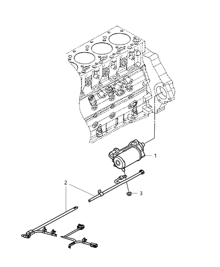 2007 Dodge Ram 3500 Pickup Starter Diagram 1 - Thumbnail