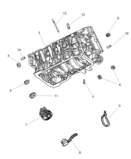 2004 Jeep Grand Cherokee Cylinder Block Diagram 2 - Thumbnail