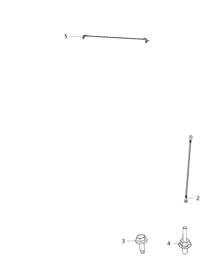 2020 Jeep Wrangler Straps, Ground Diagram 2 - Thumbnail
