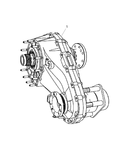 2006 Jeep Commander Transfer Case Diagram 1 - Thumbnail