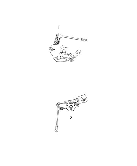 2018 Jeep Wrangler All-new Model Sensors, Suspension Diagram