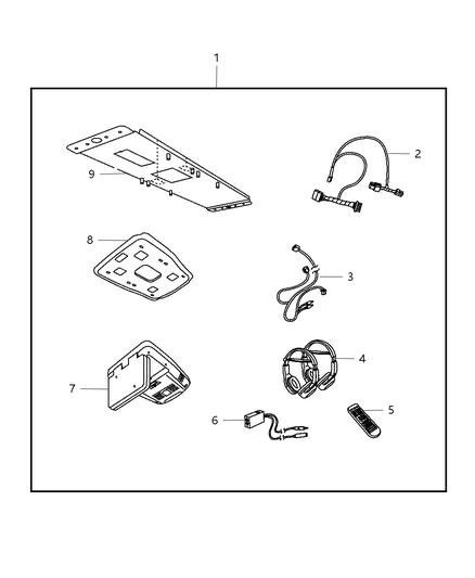 2009 Dodge Caliber Harness Wiring Diagram for 5191900AA