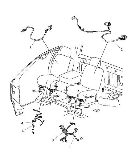 2011 Ram 3500 Cab Chassis Wiring - Seats Diagram