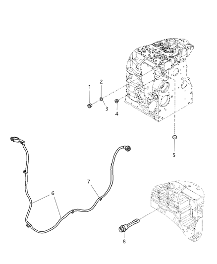2007 Dodge Ram 3500 Cab Chassis Block Hardware Without Torque Converter Oil Cooler And Block Heater Diagram