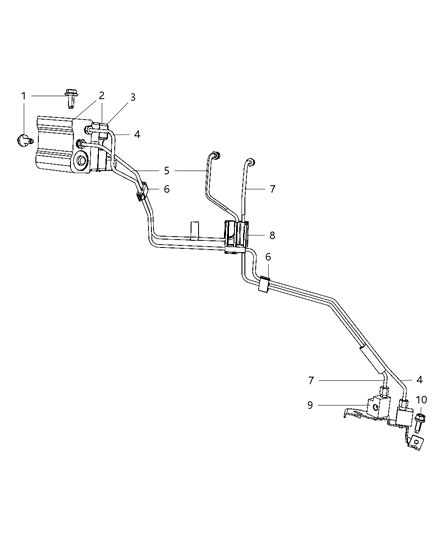 2010 Dodge Dakota Control Module Diagram for 68029173AA