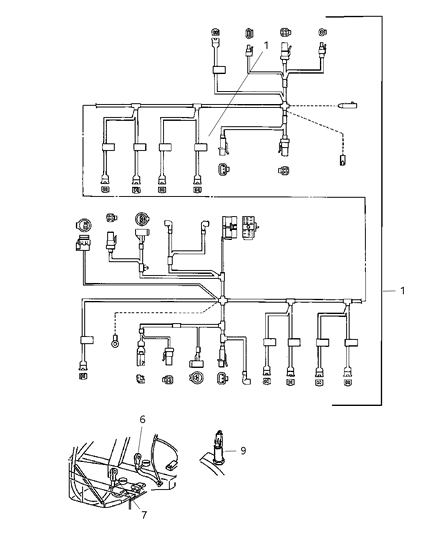 1998 Dodge Viper Wiring - Engine & Related Diagram