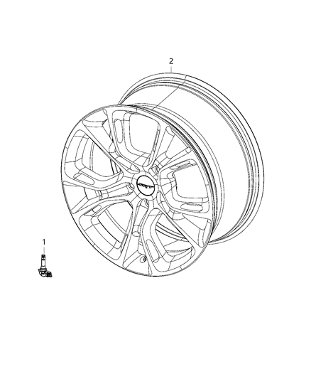 2020 Jeep Grand Cherokee Sensors - Body Diagram 7 - Thumbnail
