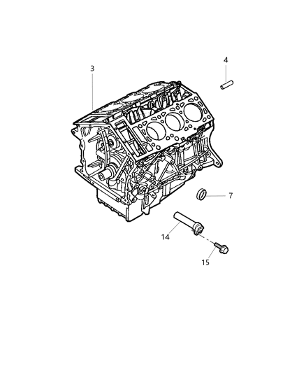 1998 Dodge Intrepid Cylinder Block Diagram 1 - Thumbnail