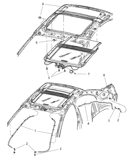 2003 Dodge Neon Drain Hose Elbow Diagram for 5008323AA