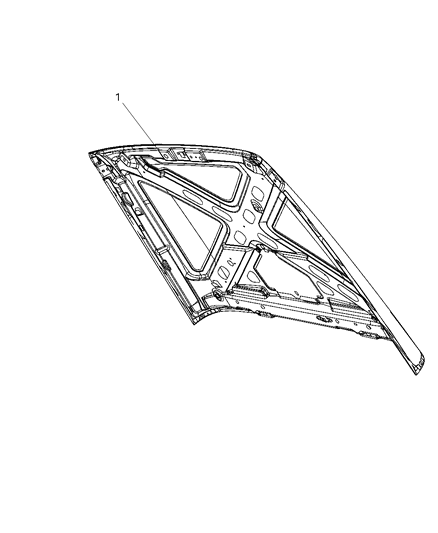2018 Jeep Wrangler JK (Previous-generation) Hood of Labels Diagram