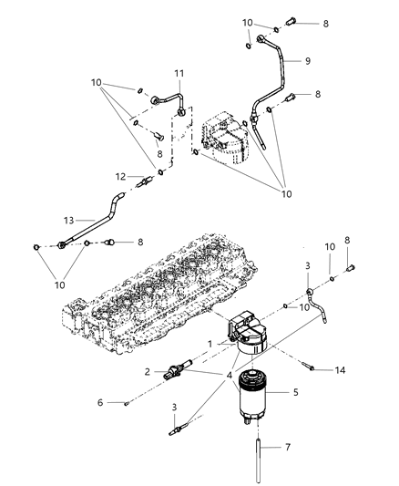 2009 Dodge Ram 2500 Fuel Filter Diagram 3 - Thumbnail