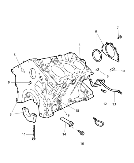 2005 Dodge Magnum Cylinder Block Diagram 2 - Thumbnail