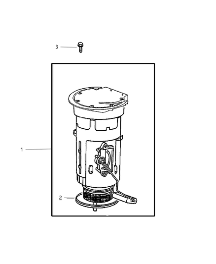 2000 Dodge Ram Wagon Fuel Module Diagram 2 - Thumbnail