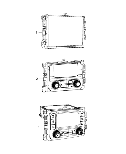 2016 Ram 3500 Pickup Radios Diagram