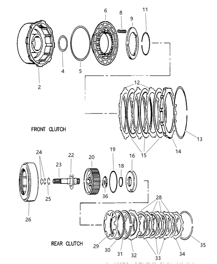 1997 Dodge Ram Van Clutch Diagram 2 - Thumbnail