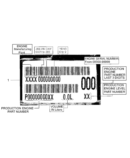 2020 Ram 3500 Cab Chassis Engine Identification Diagram 1 - Thumbnail
