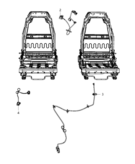 2011 Jeep Wrangler Wiring Seat Diagram for 68067904AB