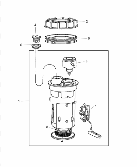 1998 Dodge Ram 2500 Regular Cab Fuel Module Diagram