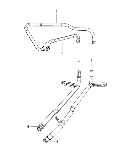 2009 Jeep Grand Cherokee Heater Plumbing Diagram 3 - Thumbnail