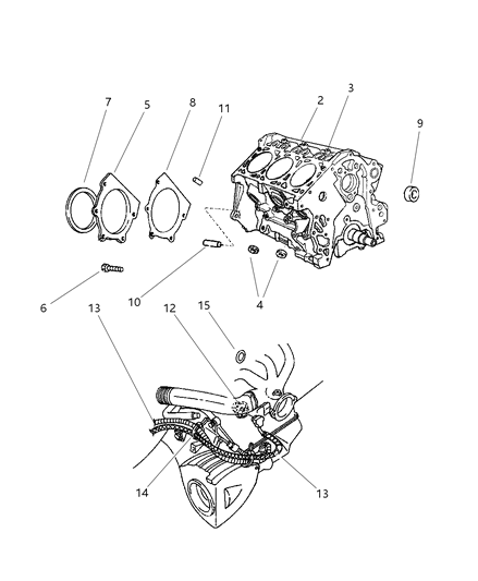 1997 Dodge Intrepid Cylinder Block Diagram 1 - Thumbnail