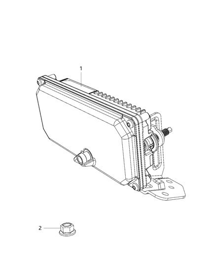 2020 Ram 3500 Pickup Adaptive Speed Control Diagram