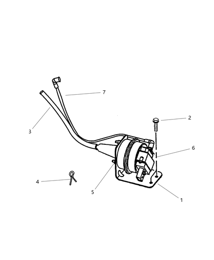 2004 Jeep Wrangler Cable Diagram for 52109527AB