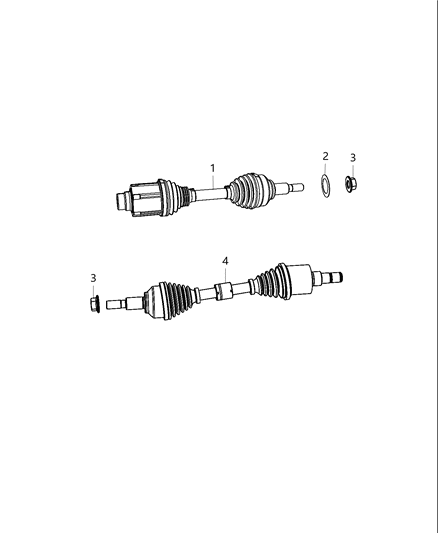 2013 Dodge Journey Shaft, Axle Diagram 3 - Thumbnail
