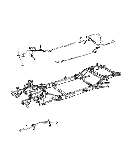 2020 Jeep Wrangler Wiring - Chassis & Underbody Diagram 1 - Thumbnail