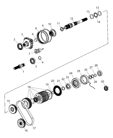 2020 Ram 1500 Classic Gear Train Diagram 1 - Thumbnail